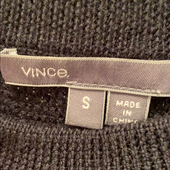 Vince wool and Leather zipper sweater - Picture 3 of 8